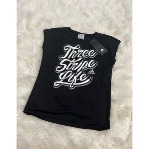 Adidas girls 10/12 active shirt